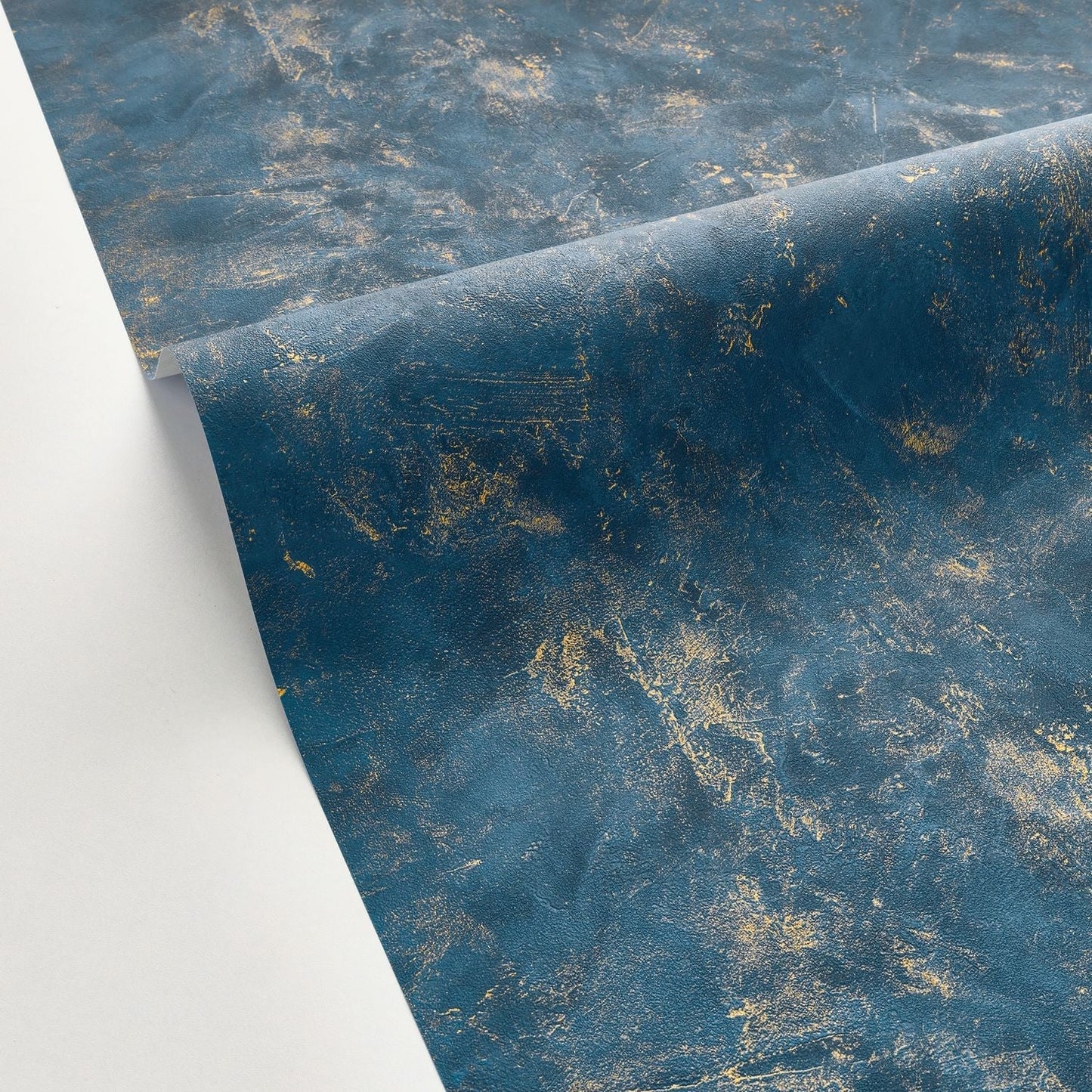 Patine Uni Wallpaper - Bleu Nuit - Caselio - 100226520