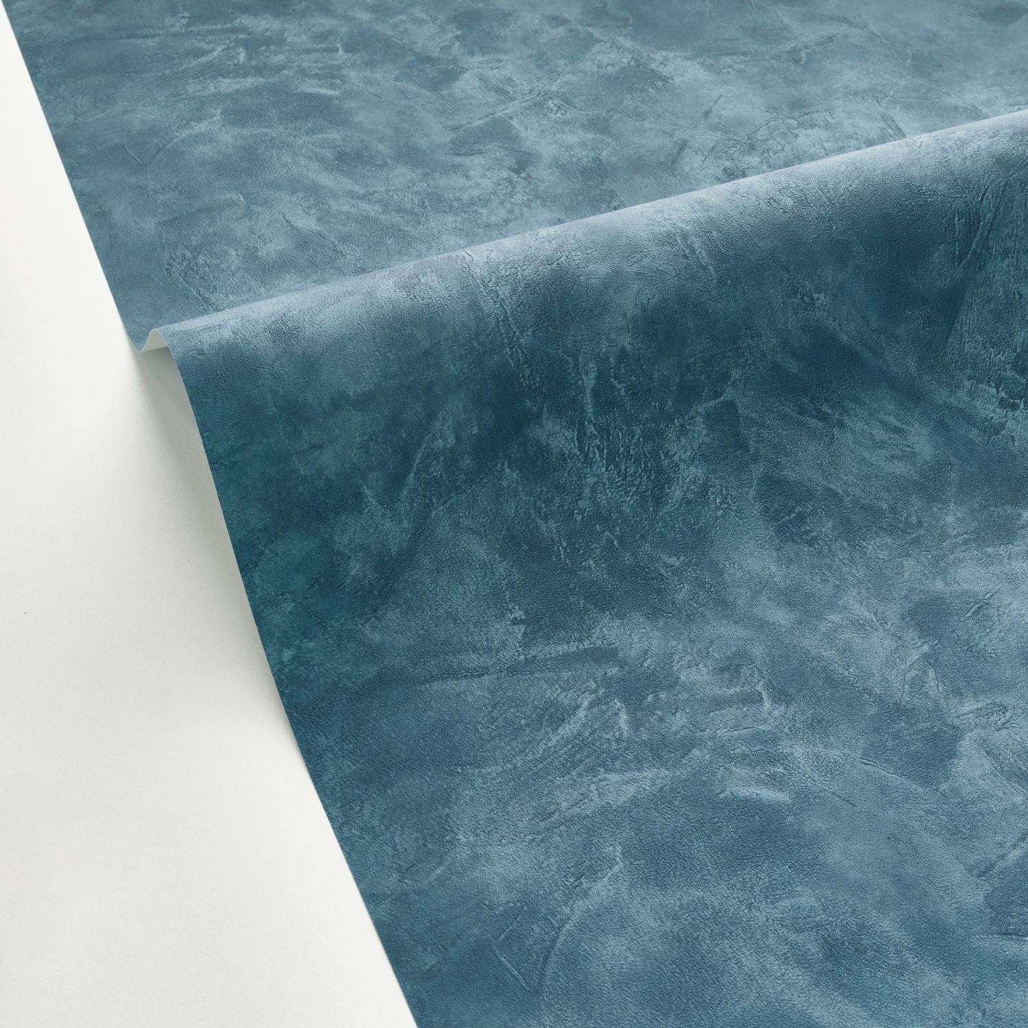 Patine Uni Wallpaper - Bleu Canard - Caselio - 100226830