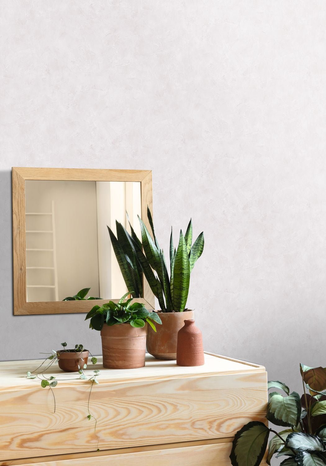 Patine Uni Wallpaper - Calcaire - Caselio - 100220360