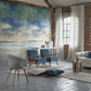 Paysage Marin Grasscloth Wallpaper - Sky - PDG1184/01 - Designers Guild