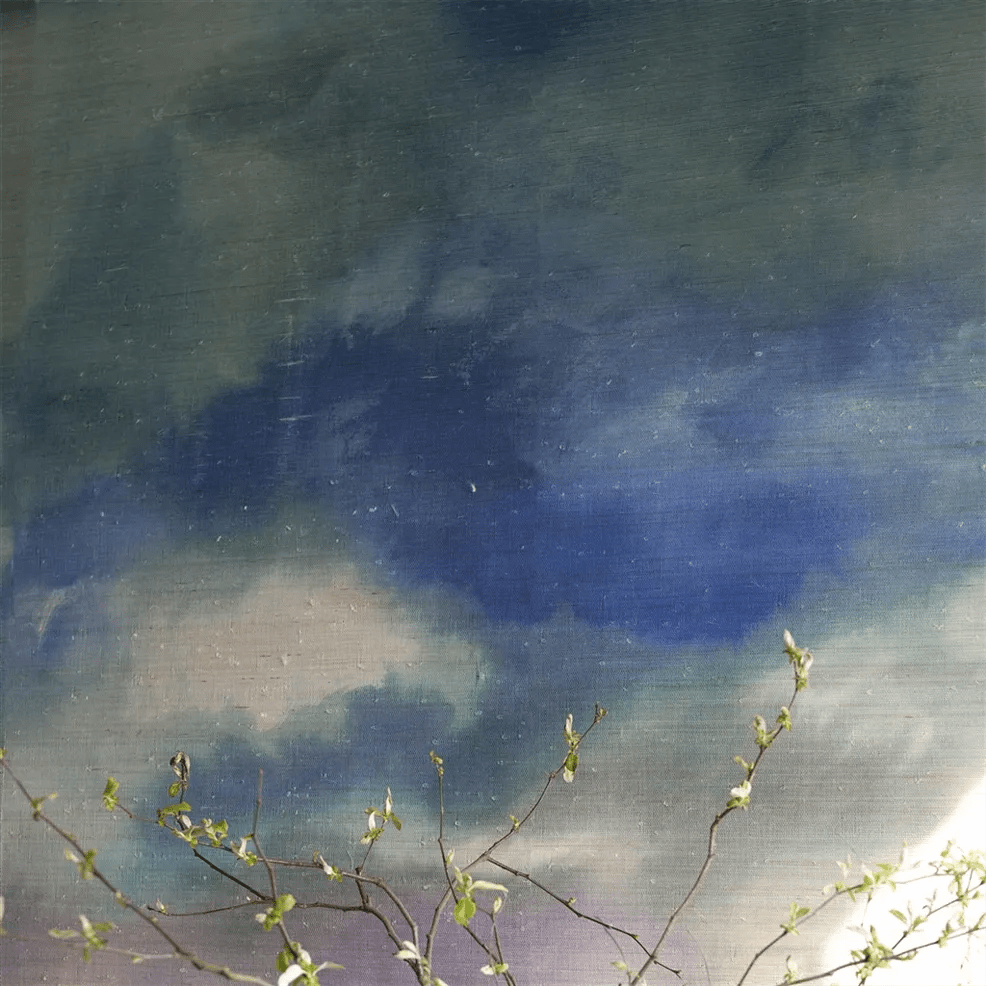 Paysage Marin Grasscloth Wallpaper - Sky - PDG1184/01 - Designers Guild