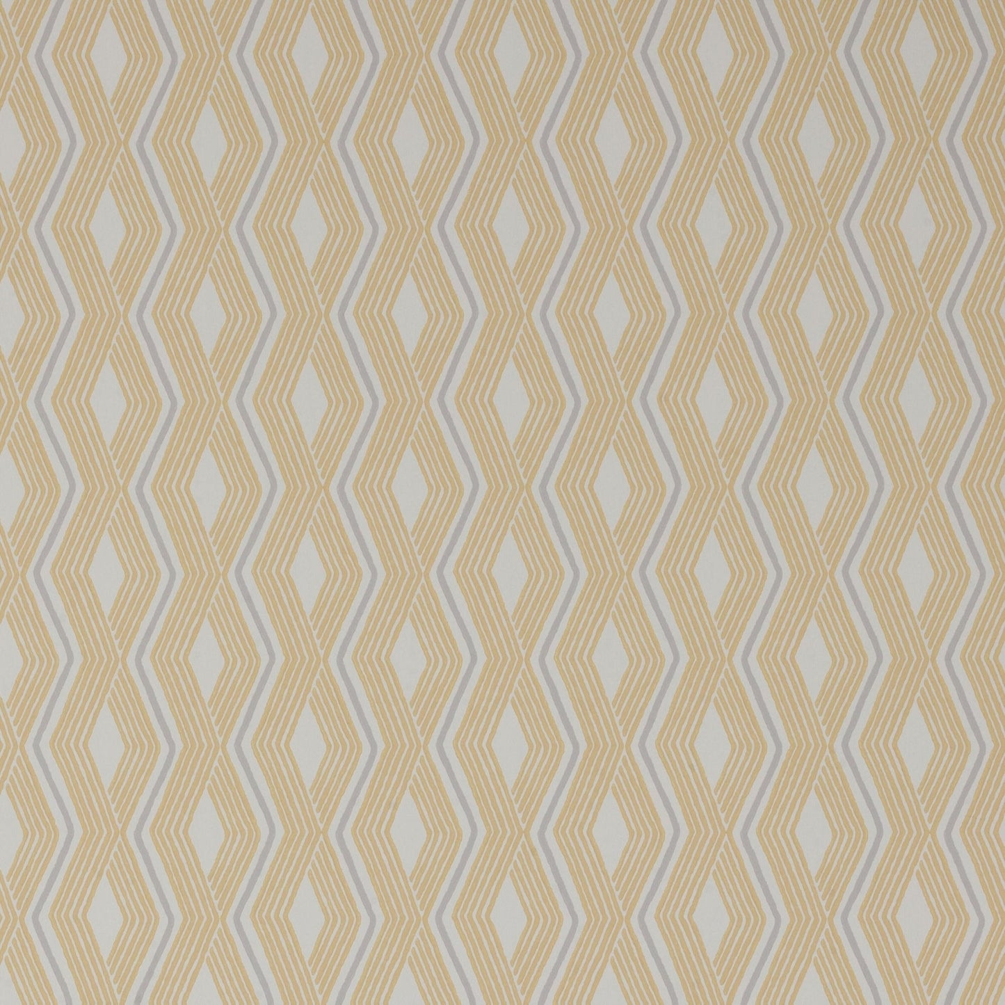Pemba Wallpaper - Yellow/Grey - J177W - 01 - Jane Churchill