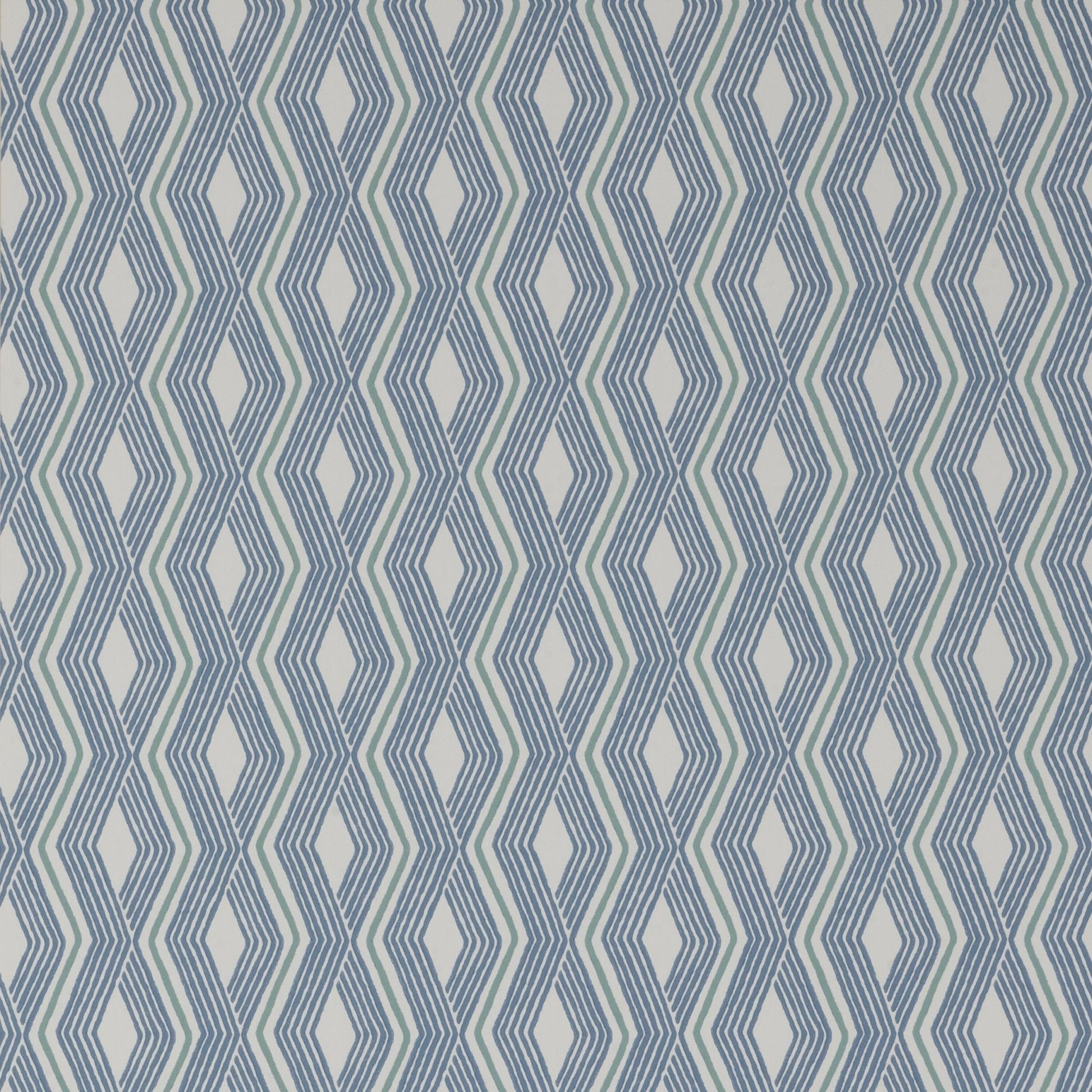 Pemba Wallpaper - Blue/Aqua - J177W - 03 - Jane Churchill