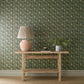 Peony Trellis Wallpaper - Bayleaf/Slate - Morris & Co - 217571 - Premier Wallcovering