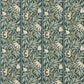 Peony Trellis Wallpaper - Bayleaf/Slate - Morris & Co - 217571 - Premier Wallcovering