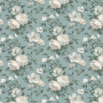 Peony Wallpaper - Blue - Boråstapeter - 7223 - Premier Wallcovering