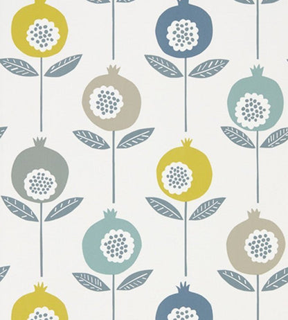 Pepino Wallpaper - Limeade / Hemp / Glacier - NNOU111544 - Scion