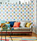 Pepino Wallpaper - Limeade / Hemp / Glacier - NNOU111544 - Scion