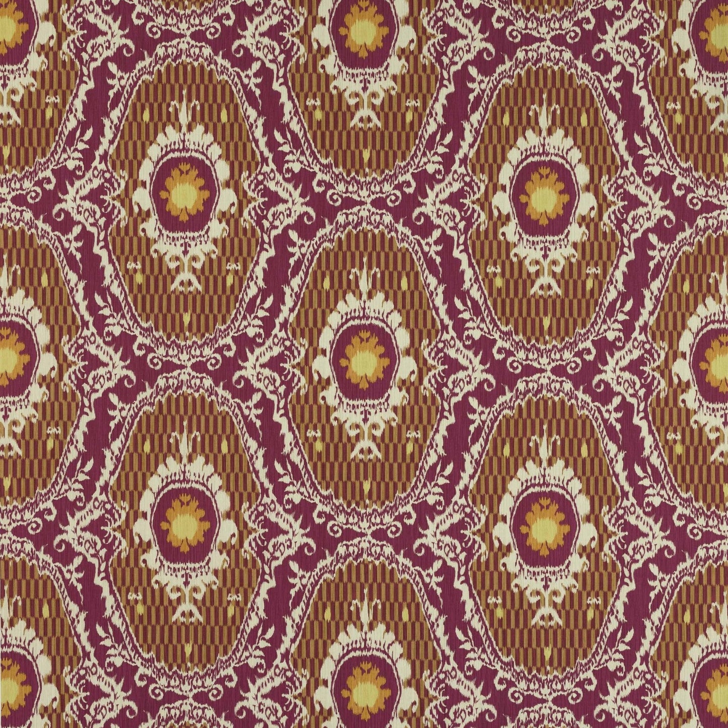 Persane Fabric - Fuchsia - Manuel Canovas - M4142-02 - Premier Wallcovering