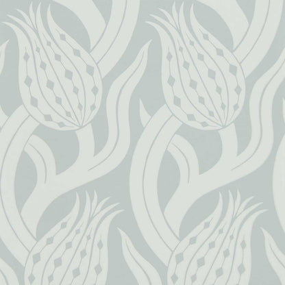 Persian Tulip Wallpaper - Quartz Grey - ZHIW312995 - Zoffany