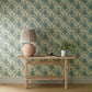 Persian Tulip Wallpaper - Teal - Morris & Co - 217599 - Premier Wallcovering