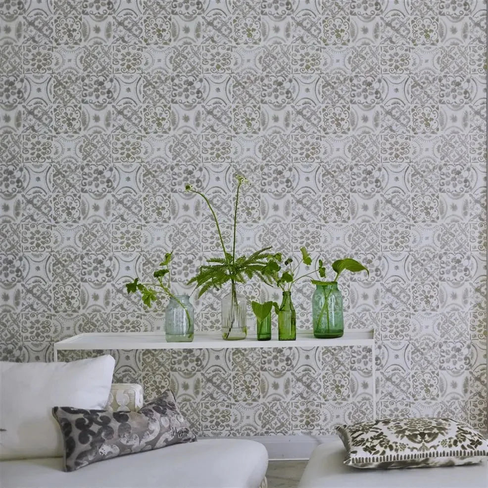 Pesaro Wallpaper - Graphite - PDG1021/02 - Designers Guild