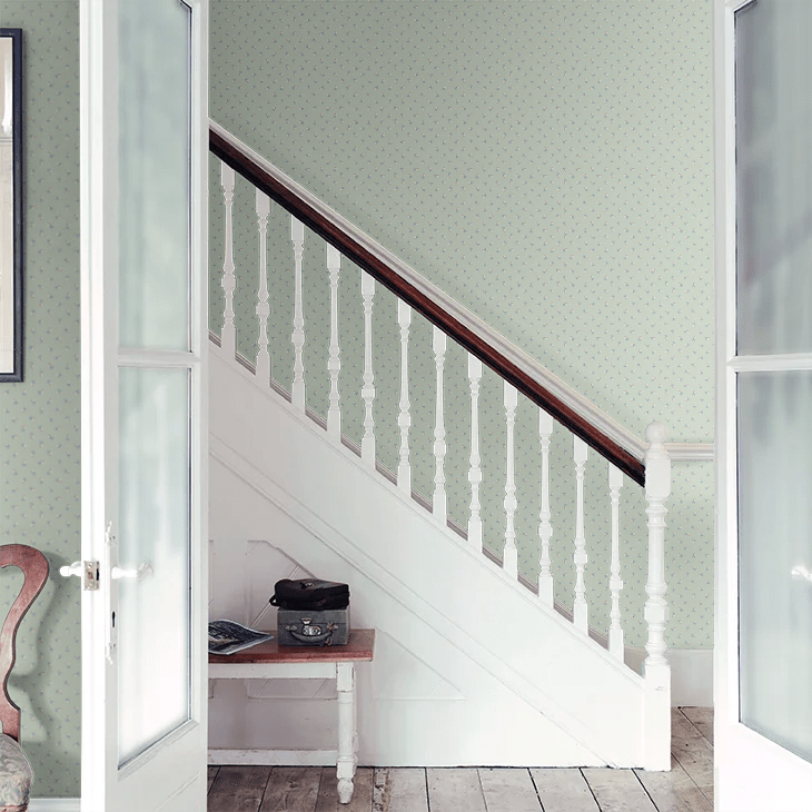 Petite Cherie Wallpaper - Sage - Boråstapeter - 7782 - Premier Wallcovering
