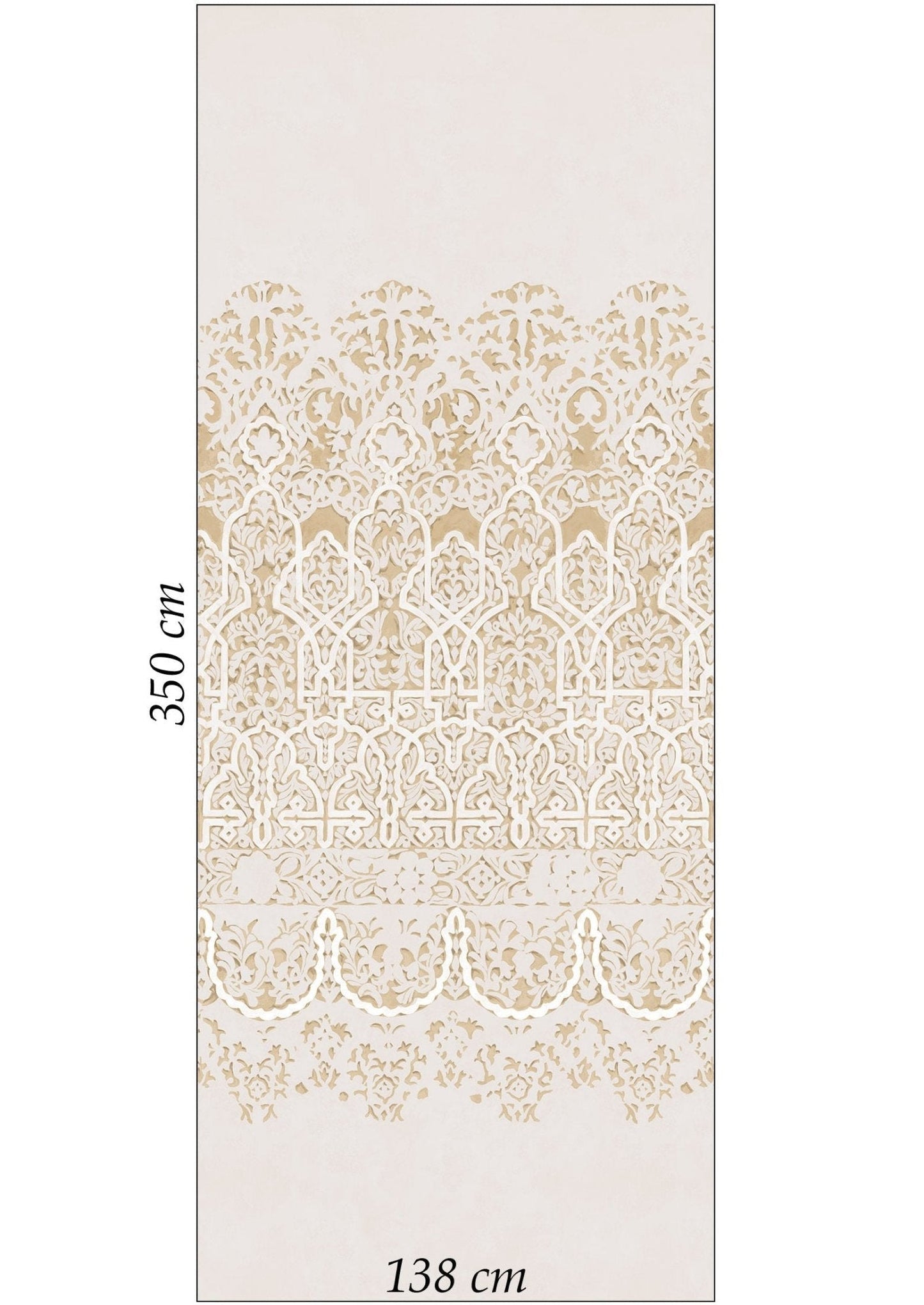 Petra Wallpaper - Sand - Lewis & Wood - Premier Wallcovering