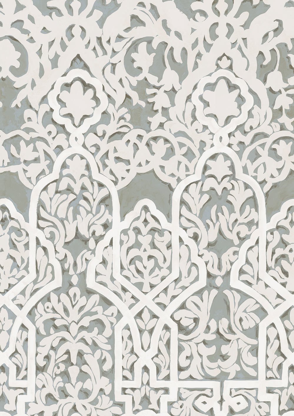 Petra Wallpaper - Moonstone - Lewis & Wood - Premier Wallcovering