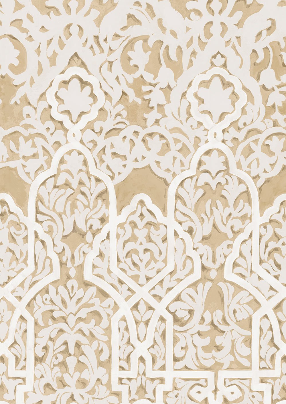 Petra Wallpaper - Sand - Lewis & Wood - Premier Wallcovering