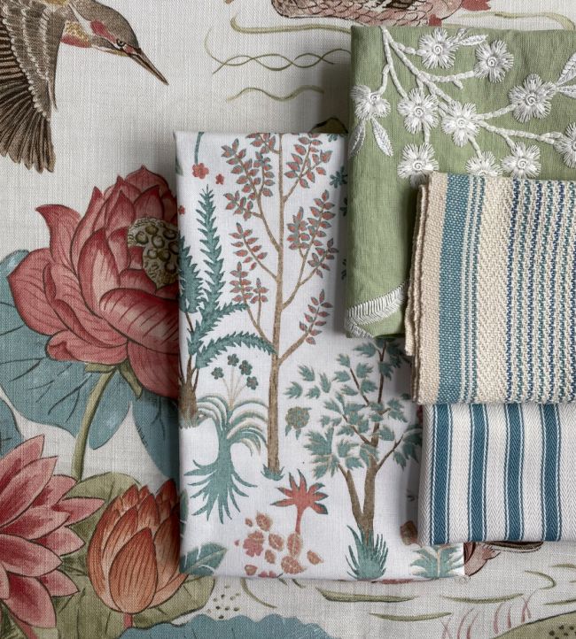 pf50505.660.0 - Sherborne Ticking Fabric - Blue - Baker Lifestyle