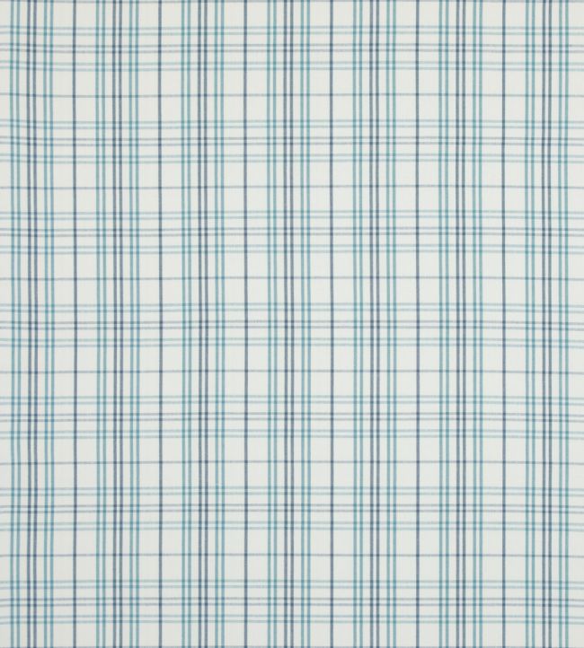 pf50508.2.0 - Purbeck Check Fabric - Aqua - Baker Lifestyle
