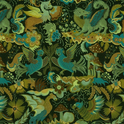 Phantasia Wallpaper - Emerald-Green - House of Hackney - 1-WA-PHA-DI-EME-XXX
