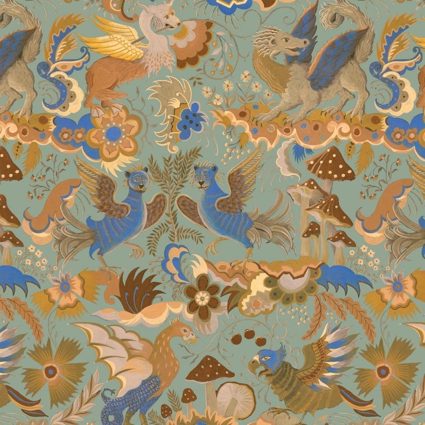 Phantasia Wallpaper - Jadeite - House of Hackney - 1-WA-PHA-DI-JAD-XXX