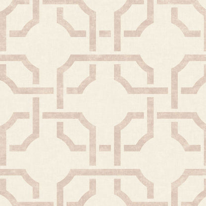 Philharmonique Vienne Wallpaper - Rose Poudre - Casadeco - 87354125 - Premier Wallcovering