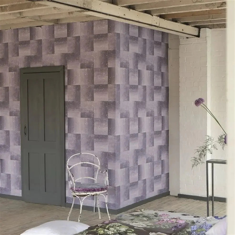 Piastrella Wallpaper - Linen - P616/01 - Designers Guild
