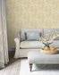 Picardie Wallpaper - Pale Gold - Laura Ashley - 114900 - Premier Wallcovering