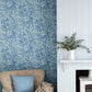 Picardie Wallpaper - Blue Sky - Laura Ashley - 115251 - Premier Wallcovering
