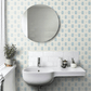 Pigkammaren Wallpaper - Powder Blue and Beige - Boråstapeter - 4527 - Premier Wallcovering