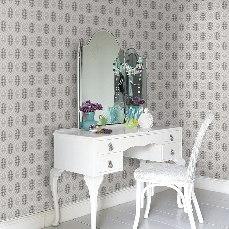 Pigkammaren Wallpaper - Grey - Boråstapeter - 4525 - Premier Wallcovering