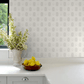 Pigkammaren Wallpaper - Silver and White - Boråstapeter - 4526 - Premier Wallcovering