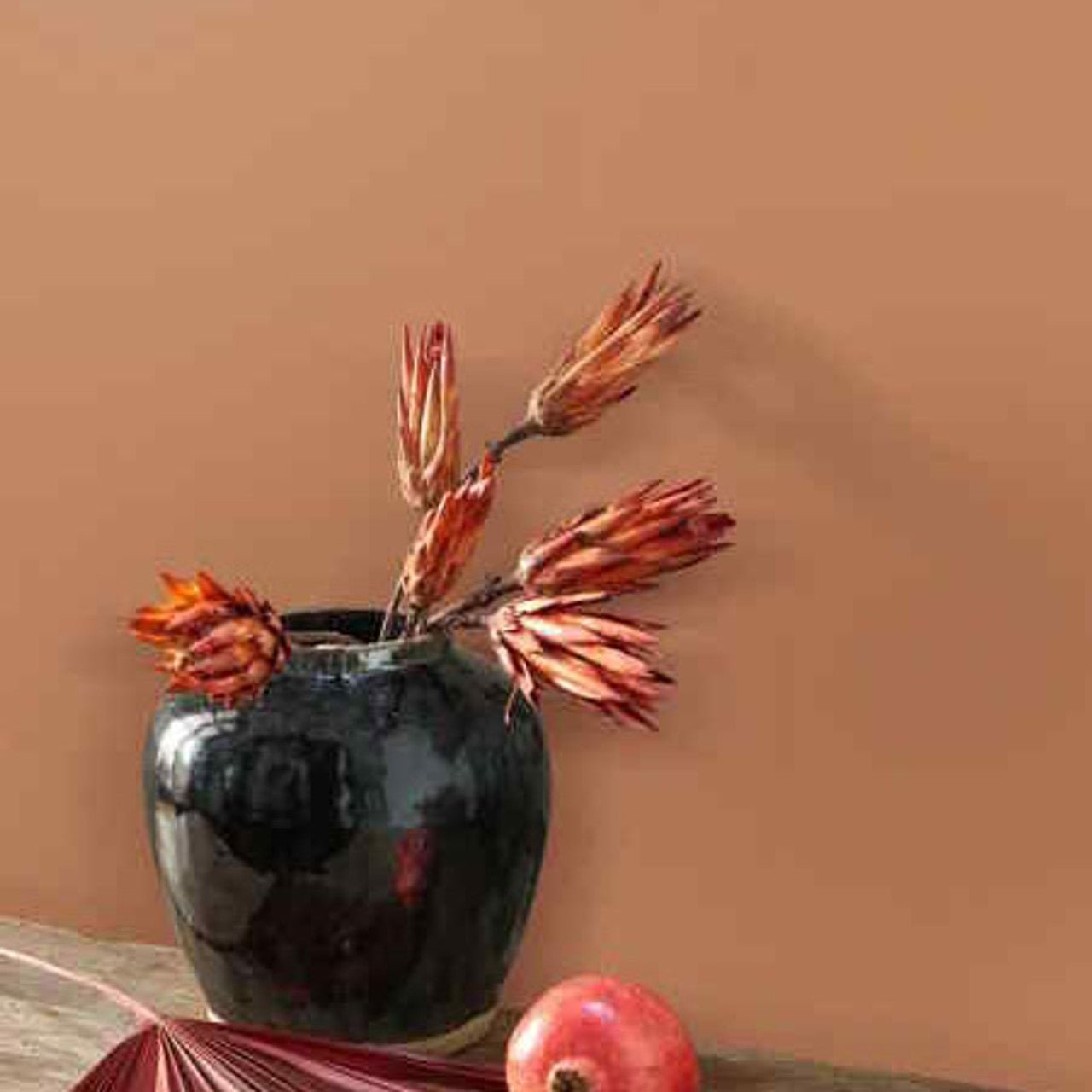 Pigments Wallpaper - Terracotta - Casadeco - 200333320 - Premier Wallcovering