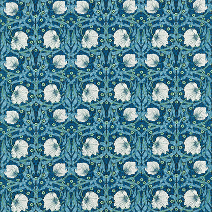 Pimpernel Fabric - Midnight/Opal - Morris & Co - 227212 - Premier Wallcovering