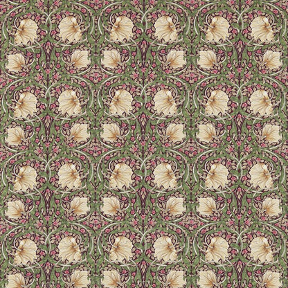 Pimpernel Fabric - Aubergine/Olive - Morris & Co - 224491 - Premier Wallcovering