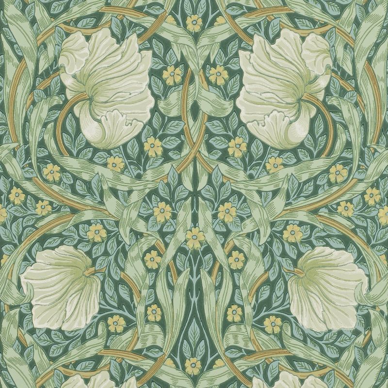 Pimpernel Wallpaper - Privet/Slate - 210389 - Morris & Co - Premier Wallcovering