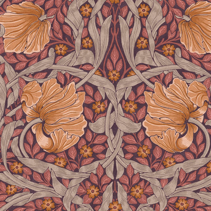 Pimpernel Wallpaper - Plum - 124239 - William Morris AH - Premier Wallcovering