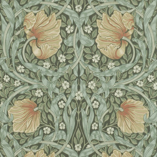Pimpernel Wallpaper - Bayleaf/Manilla - Morris & Co - 216856 - Morris Wallpaper