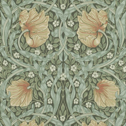 Pimpernel Wallpaper - Bayleaf/Manilla - Morris & Co - 216856 - Morris Wallpaper