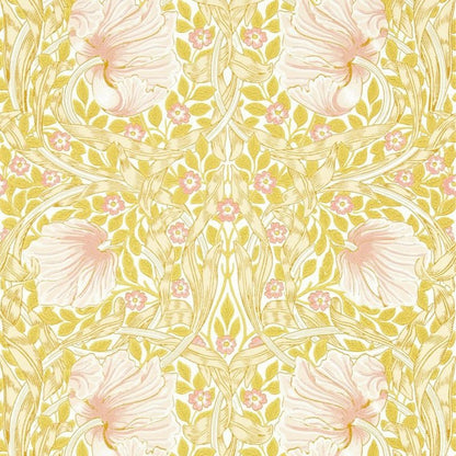 Pimpernel Wallpaper - Sunflower/Pink - Morris & Co - 217065 - Morris Wallpaper