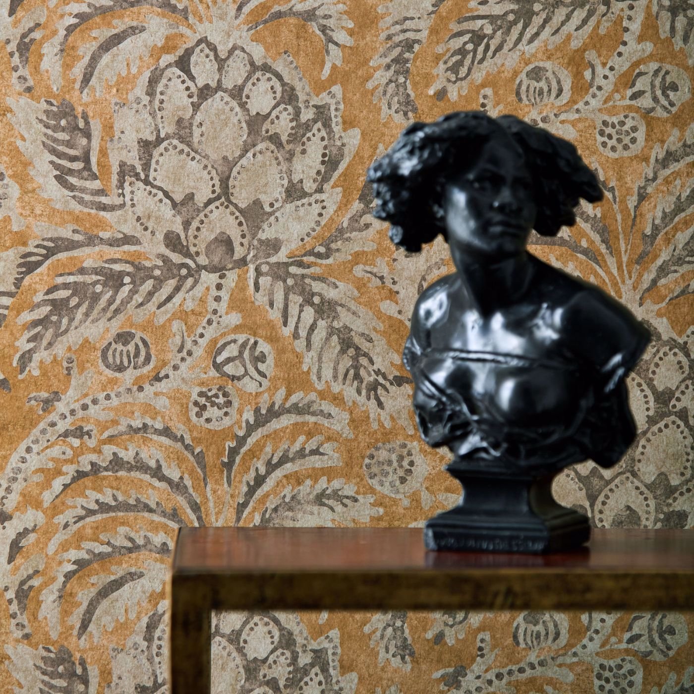 Pina de Indes Wallpaper - Stockholm Blue - ZATW313041 - Zoffany