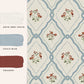 Pinford Trellis Wallpaper - Pale Seaspray Blue - Laura Ashley - 121066 - Premier Wallcovering