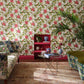 Pink Lotus Wallpaper - Blush - Clarke & Clarke - W0132/01 - Premier Wallcovering