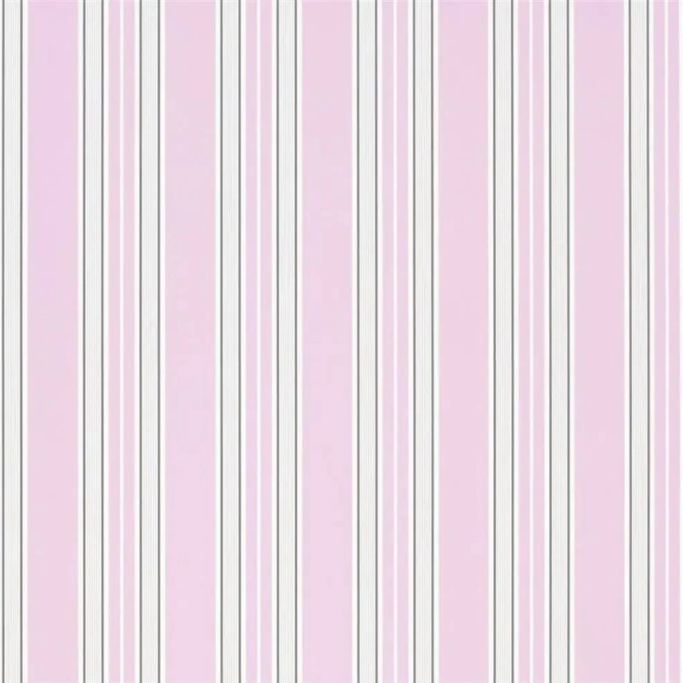 Pinstripe Wallpaper - Peony - P586/08 - Designers Guild