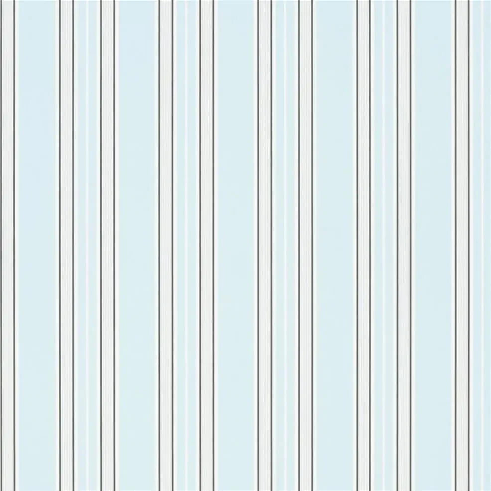 Pinstripe Wallpaper - Lapis - P586/05 - Designers Guild