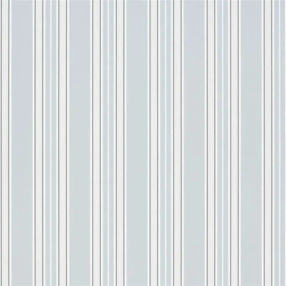 Pinstripe Wallpaper - Graphite - P586/03 - Designers Guild