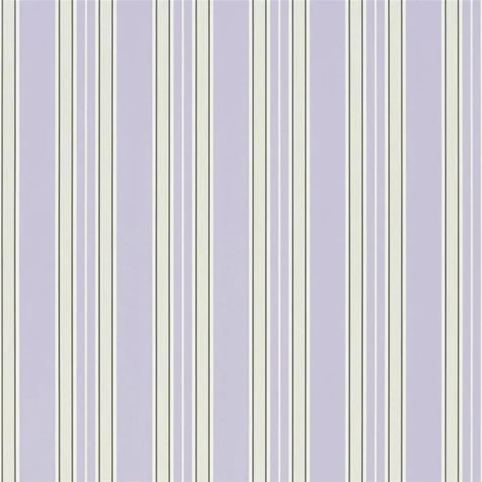 Pinstripe Wallpaper - Lilac - P586/09 - Designers Guild