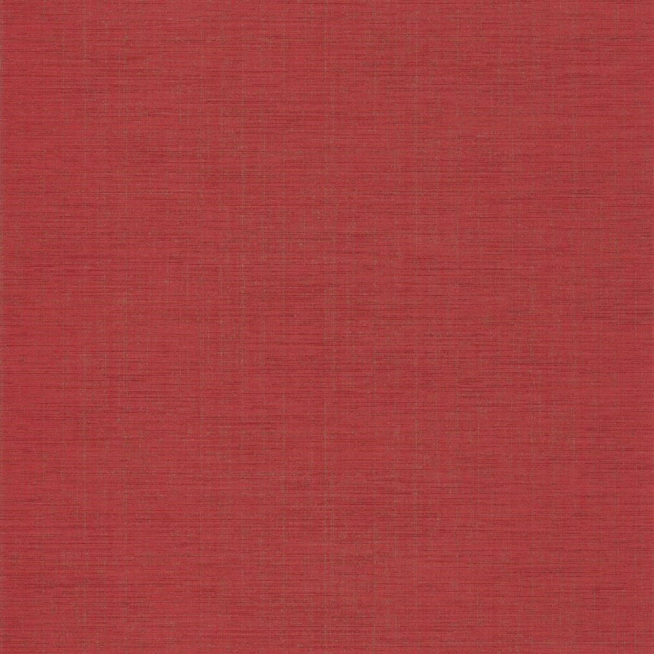 Plain Tissage Wallpaper - Rouge Opera - Casadeco - 85848585 - Premier Wallcovering