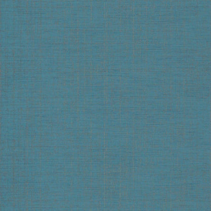 Plain Tissage Wallpaper - Bleu Petrole - Casadeco - 85846456 - Premier Wallcovering