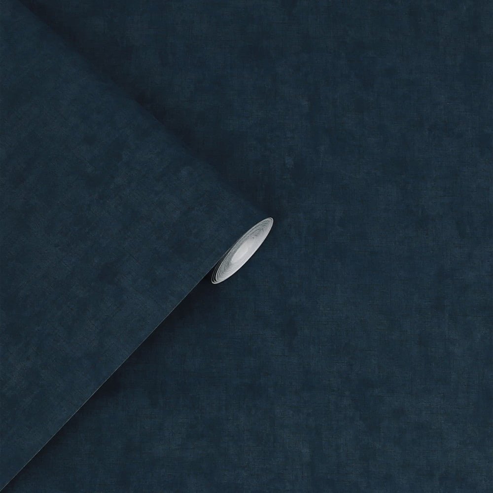 Plain Wallpaper - Midnight Seaspray - Laura Ashley - 121097 - Premier Wallcovering