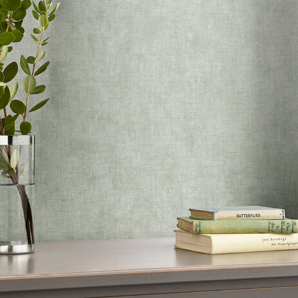 Plain Wallpaper - Sage Leaf - Laura Ashley - 121093 - Premier Wallcovering